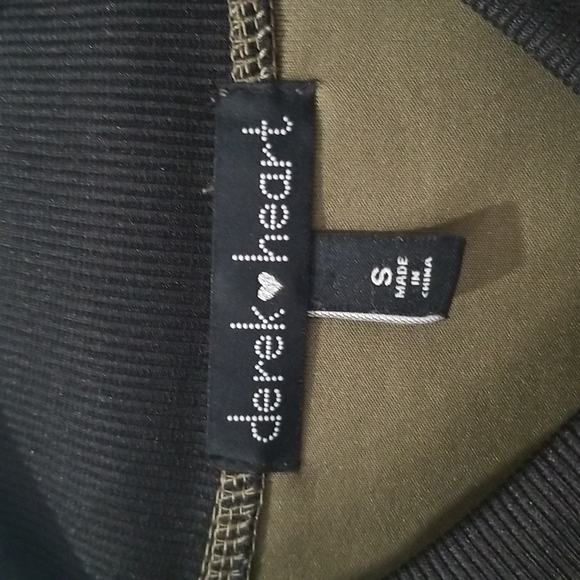 Derek Heart Bomber Jacket, Sz S - Picture 2 of 8